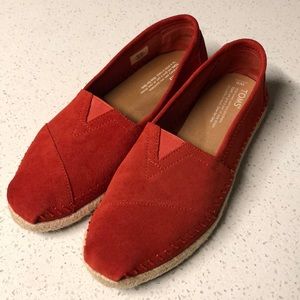 Toms Red Espadrilles